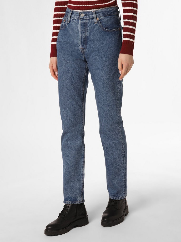 Levi's - Jeansy damskie  501, niebieski