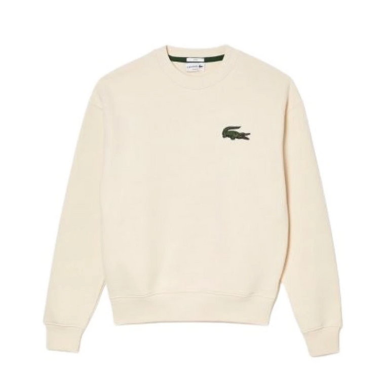 Ikoniczny Oversize Sweter z Krokodylem Lacoste