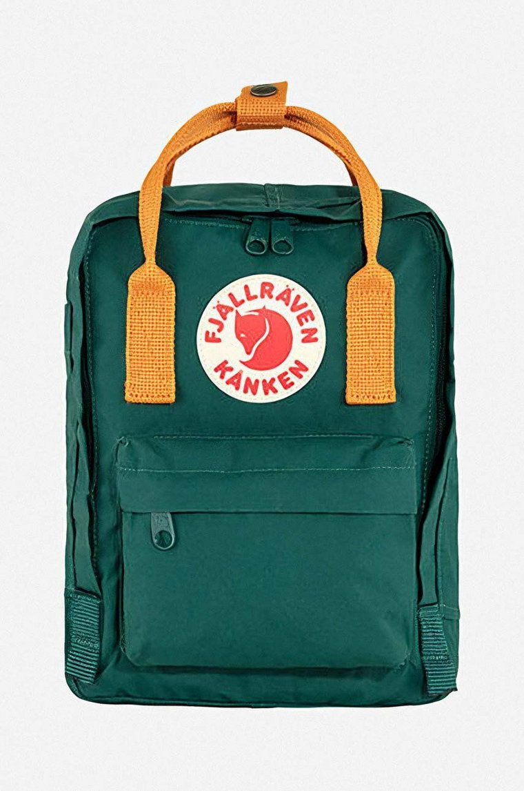 Fjallraven plecak Kanken Mini kolor zielony duży gładki F23561.667.206-206