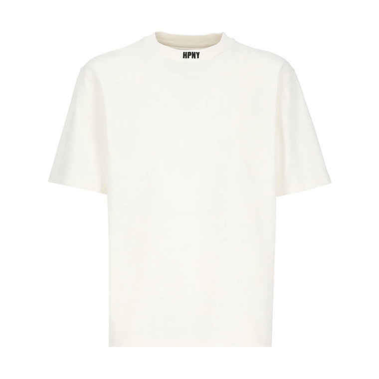 Stylowa biała koszulka z bawełny dla mężczyzn Heron Preston