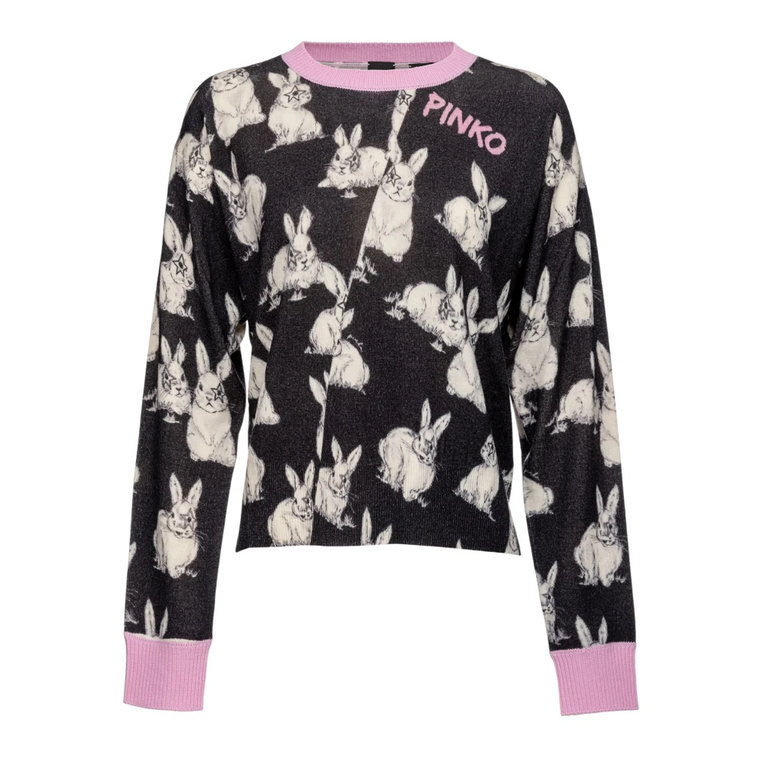 Fosforo Maglia 100 Lana Rabbit Pinko