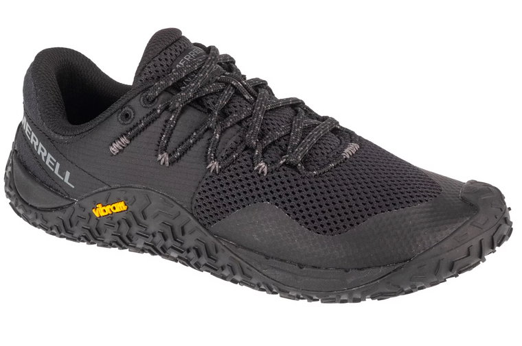 Merrell Trail Glove 7 J037336, Damskie, Czarne, buty do biegania, przewiewna siateczka, rozmiar: 36