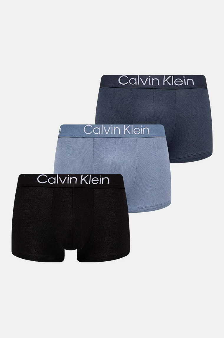 Calvin Klein Underwear bokserki męskie kolor niebieski 000NB3187A