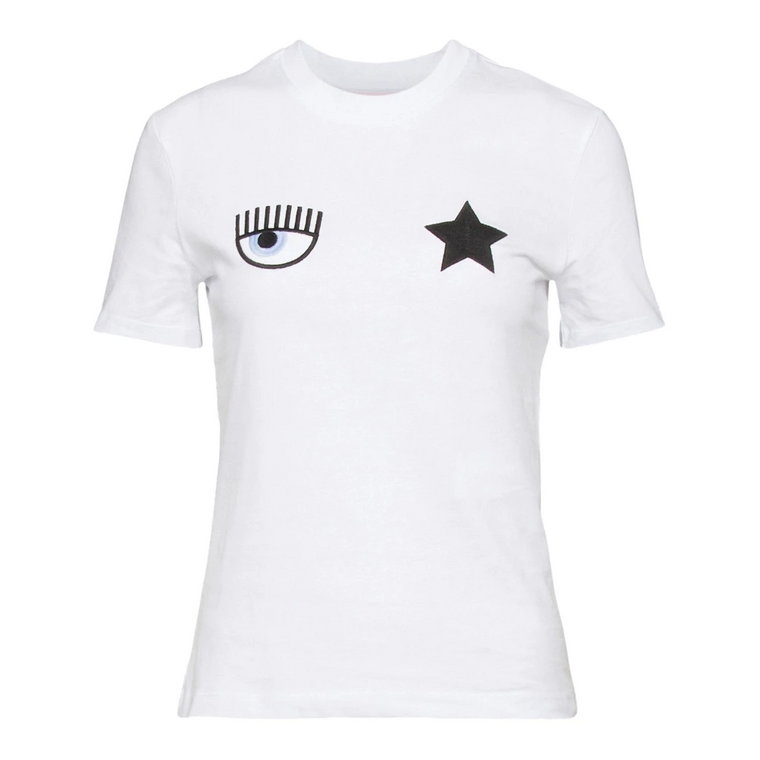 Koszulka z haftowaną gwiazdą Chiara Ferragni Collection