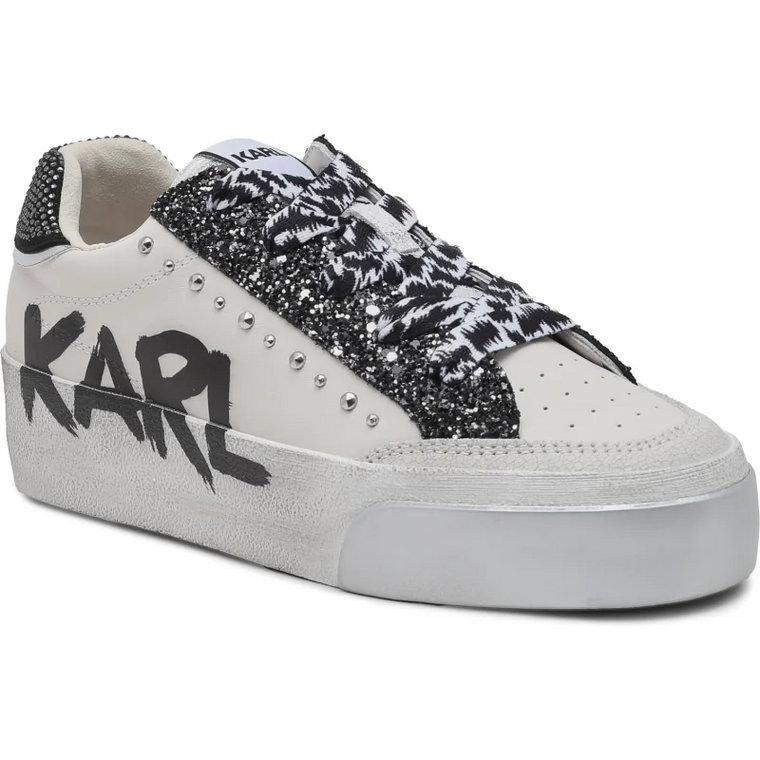 Karl Lagerfeld Skórzane sneakersy SKOOL MAX