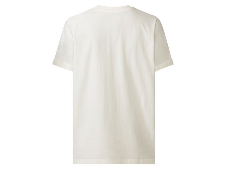 esmara Długa koszulka damska z bawełny (XS (32/34), Biały)