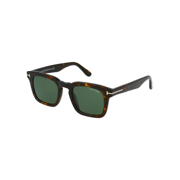 Brązowe Eleganckie Okulary przeciwsłoneczne Tom Ford