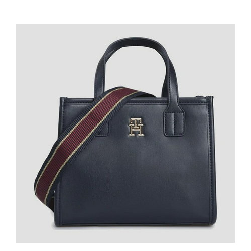 Torebka shopper damska Tommy Hilfiger Th City Summer Mini Tote AW0AW14875 Space Blue (8720644241578). Torebki