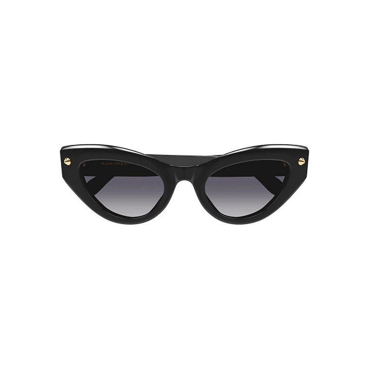 Czarne okulary przeciwsłoneczne Ss23 - Stylowa akcesoria dla kobiet Alexander McQueen