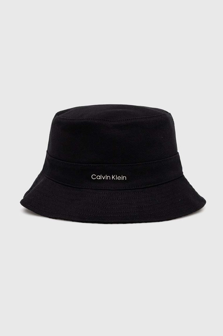 Calvin Klein kapelusz dwustronny kolor czarny K60K612035
