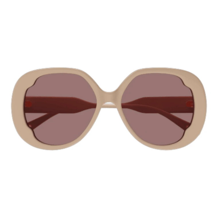 Okulary przeciwsłoneczne motylkowe Ivory Brown Chloé