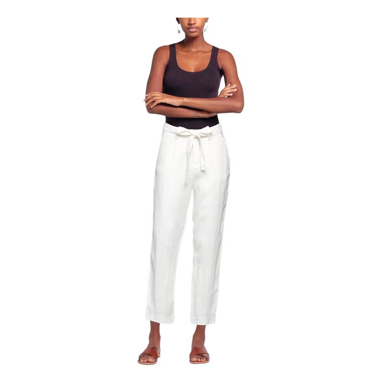 White Linen Jeans & Pant YES ZEE