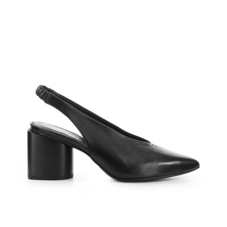 Skórzane pompy Slingback Nappa Halmanera