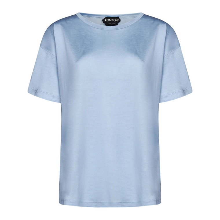 Koszulka Polo Clear Blue Ss23 dla kobiet Tom Ford