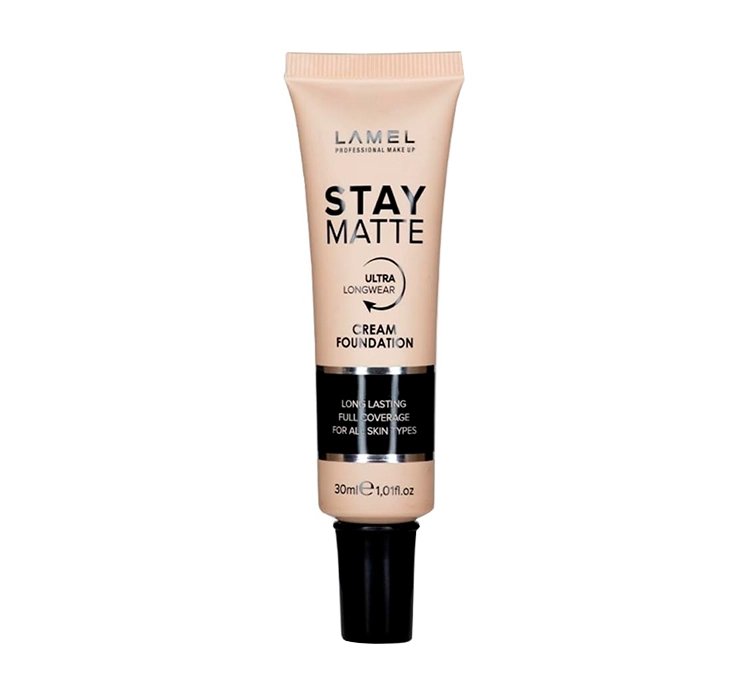 LAMEL COSMETICS STAY MATTE ULTRA LONGWEAR KREMOWY PODKŁAD DO TWARZY 402 30ML