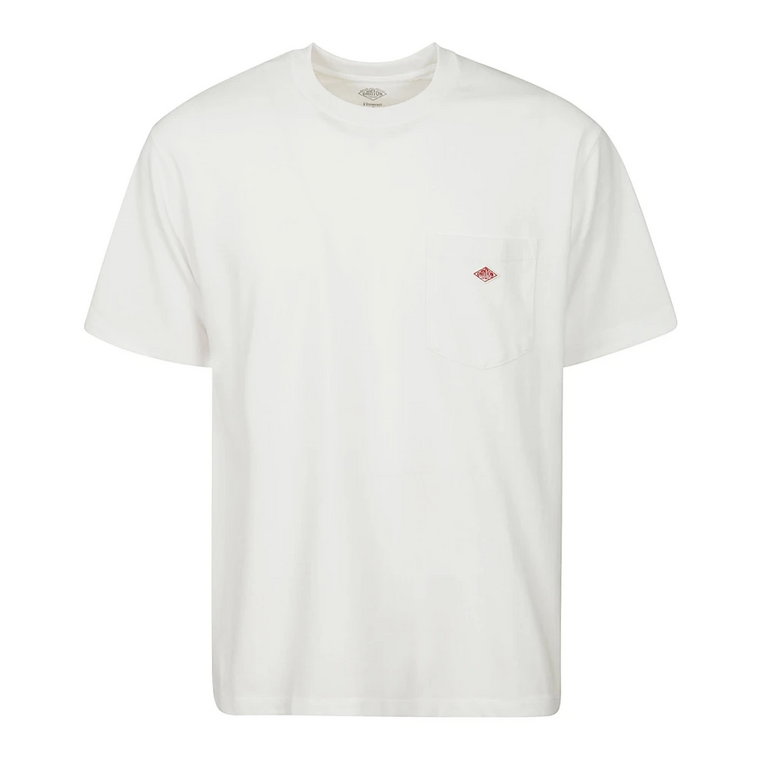 Biała Koszulka z Kieszenią Danton