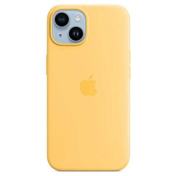 Etui Apple MPT23ZM/A iPhone 14 / 15 / 13 6.1" MagSafe żółty/sunglow Silicone Case
