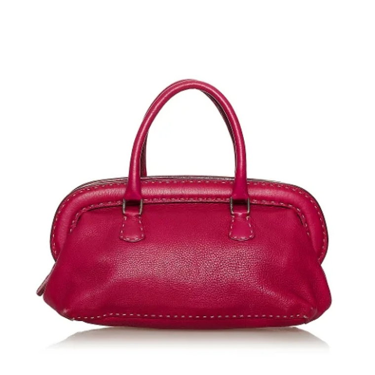 Pre-owned Leather handbags Fendi Vintage