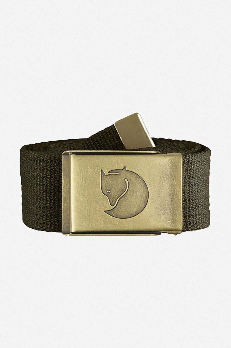 Fjallraven pasek Canvas Brass Belt kolor zielony F77297.633-633