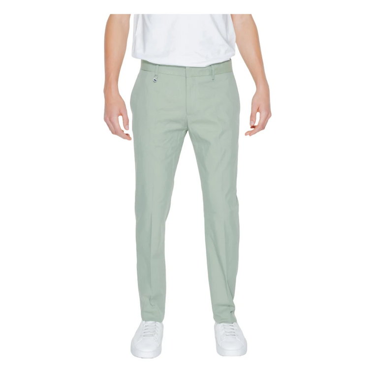 Zielone proste spodnie z kieszeniami Antony Morato