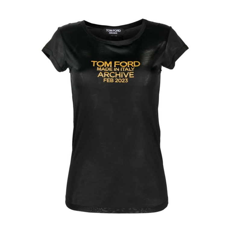 Czarna Odzież Wierzchnia dla Kobiet Aw23 Tom Ford