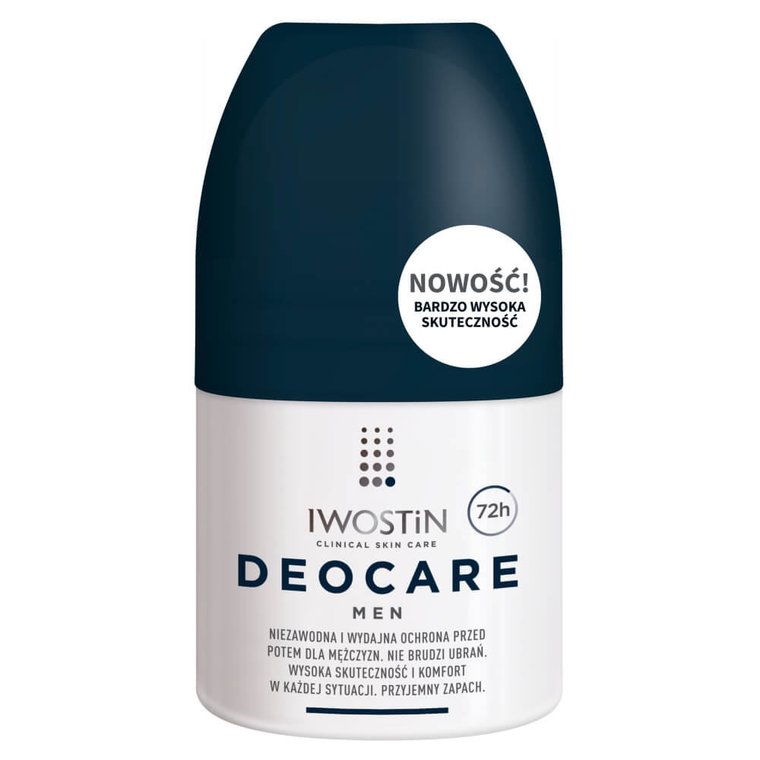 Iwostin, Deocare Men, antyperspirant dla mężczyzn, 50 ml