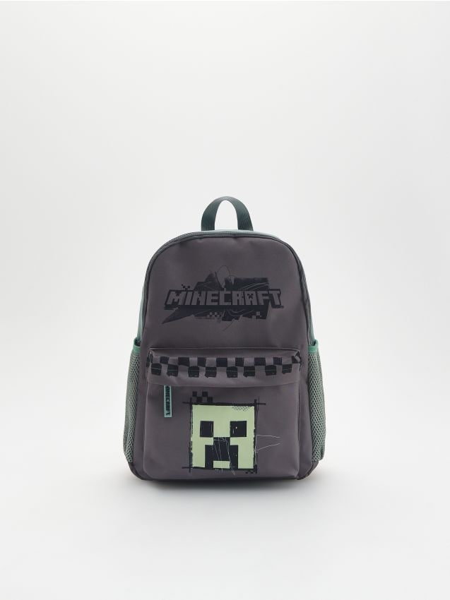 Reserved - Plecak Minecraft - ciemnoszary