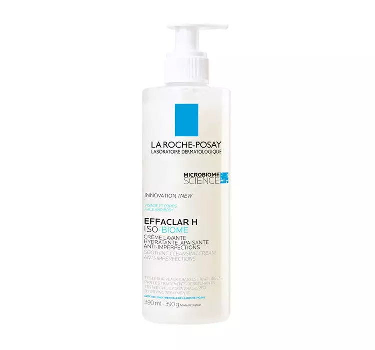 LA ROCHE POSAY EFFACLAR H ISO-BIOME KOJĄCY KREM MYJĄCY DO TWARZY 390ML