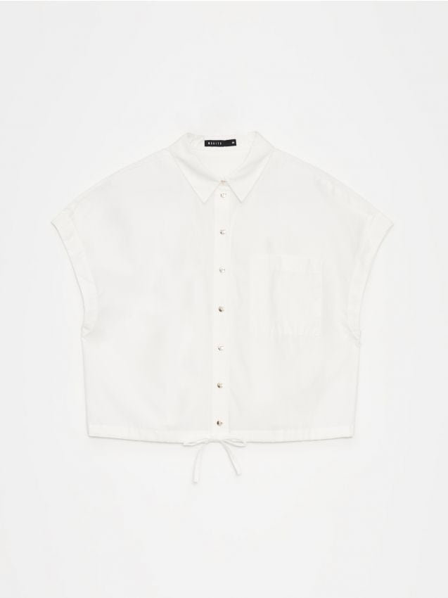 Mohito - Koszula z wiązaniem - biały