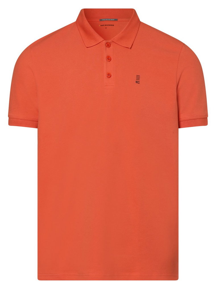 No Excess - Męska koszulka polo, pomarańczowy