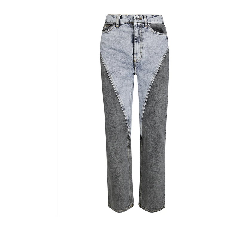 Bicolor Straight Jeans Rotate Birger Christensen