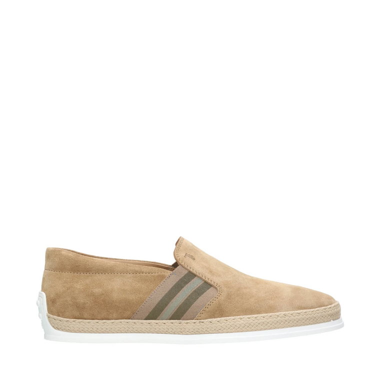 Zamszowe Espadryle na Wsuwane Tod's