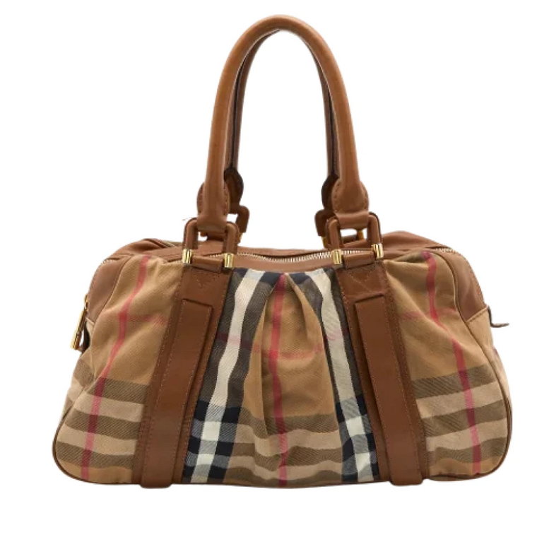 Pre-owned Canvas handbags Burberry Vintage