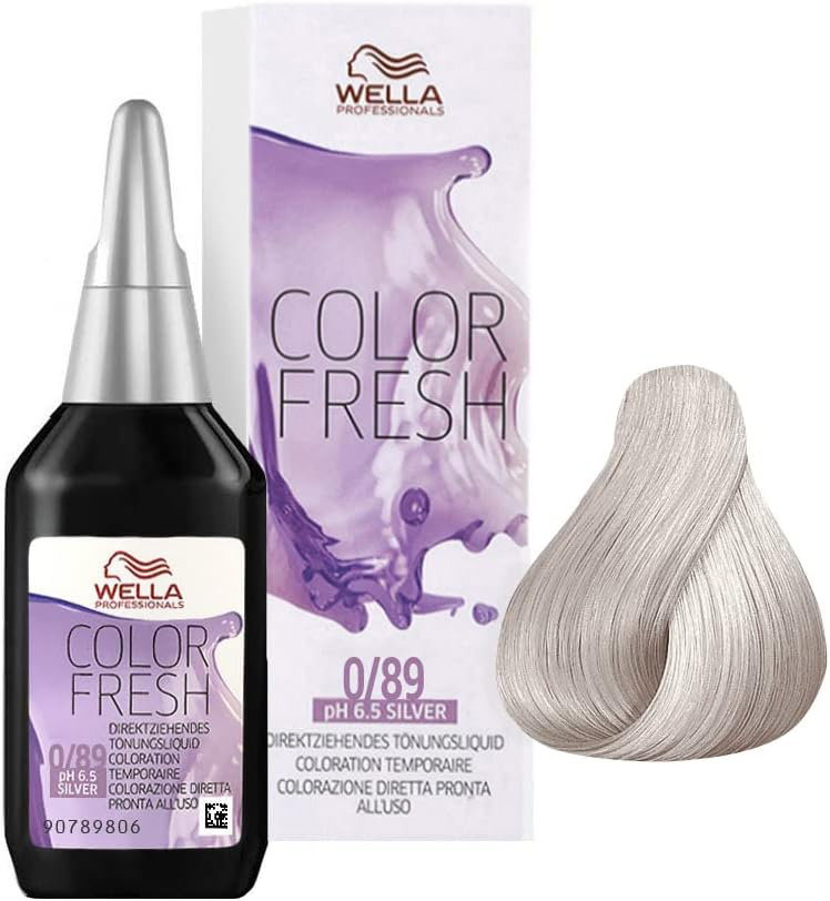 Farba Wella Color Fresh Semi Permanent Color Ammonia Free 0.89 Silver 75 ml (8005610584621). Farby do włosów