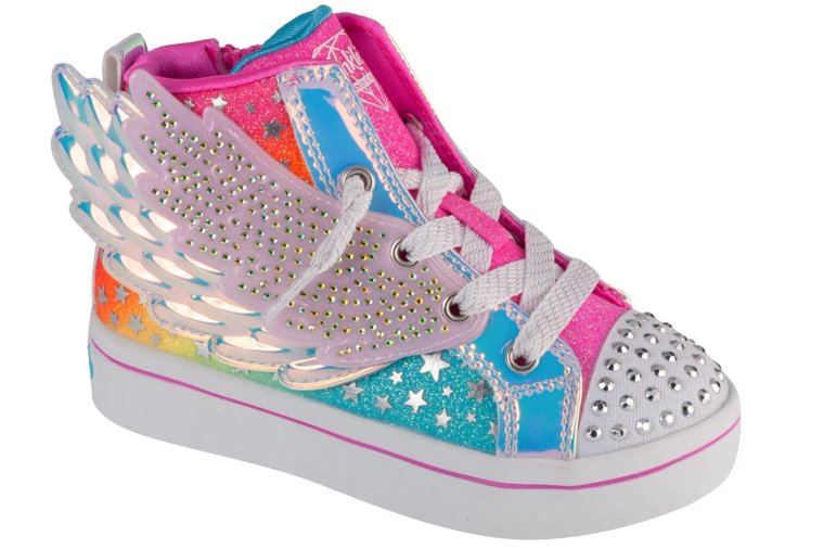 Skechers Twi-Lites 2.0 - Dreamy Wings 314392N-HPMT, Dla dziewczynki, Wielokolorowe, buty sneakers, tkanina, rozmiar: 23