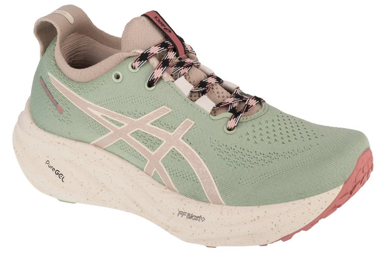 ASICS Gel-Nimbus 26 TR  1012B653-250, Damskie, Zielone, buty do biegania, tkanina, rozmiar: 37