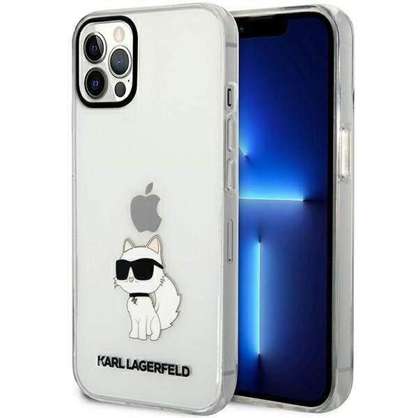 Karl Lagerfeld KLHCP12MHNCHTCT iPhone 12 /12 Pro 6,1" transparent hardcase Ikonik Choupette