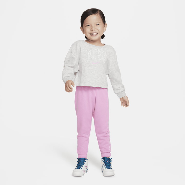 Zestaw bluza i joggery dla niemowląt (12-24 M) Nike - Różowy