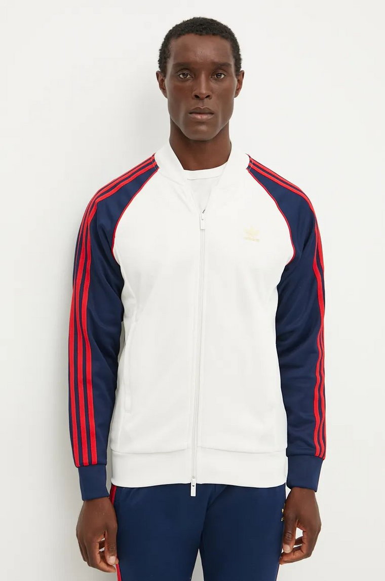 adidas Originals bluza Adicolor męska kolor biały wzorzysta IY9859