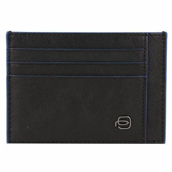 Piquadro Kwadratowe specjalne etui na karty kredytowe RFID Skóra 11 cm black