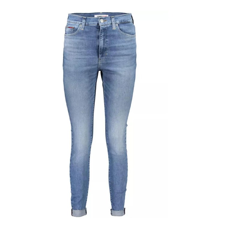 Jasnoniebieskie jeansy z efektem wypranego materiału Tommy Hilfiger