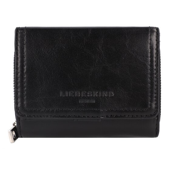 Liebeskind Chudy Portfel Skórzany 11 cm black