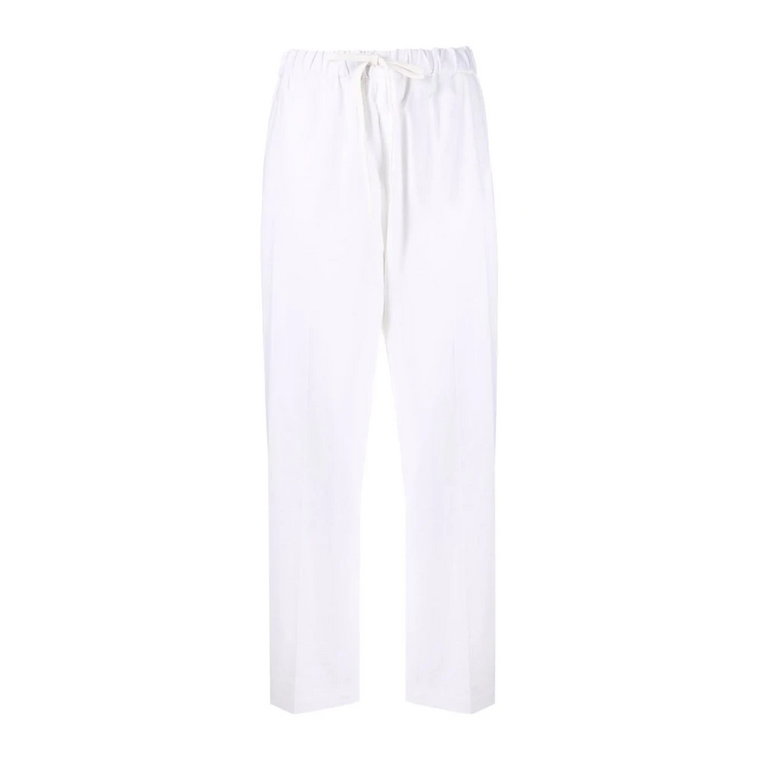 Białe Casual Spodnie dla Kobiet MM6 Maison Margiela