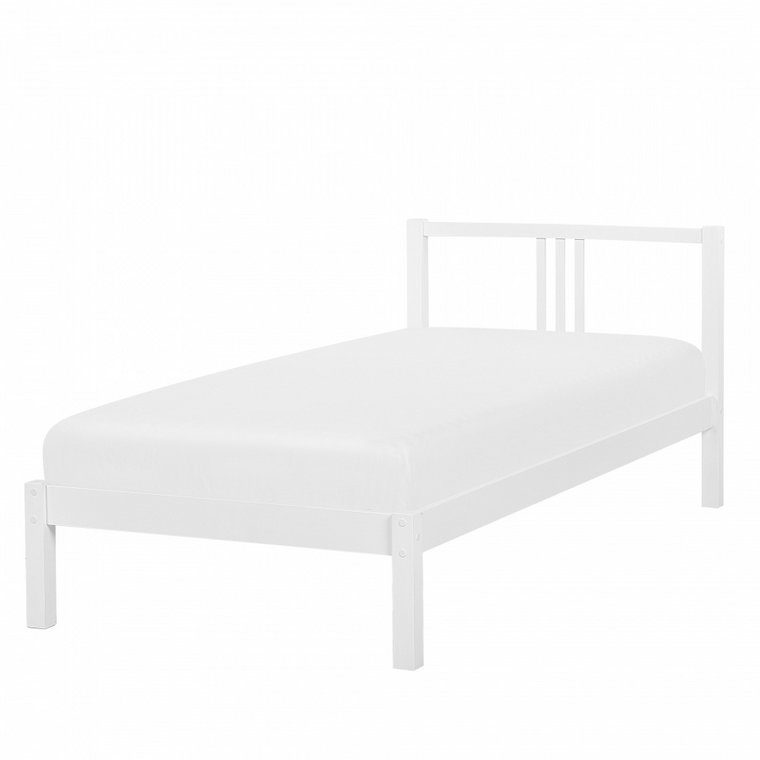 Łóżko drewniane 90 x 200 cm białe VANNES kod: 4251682224703