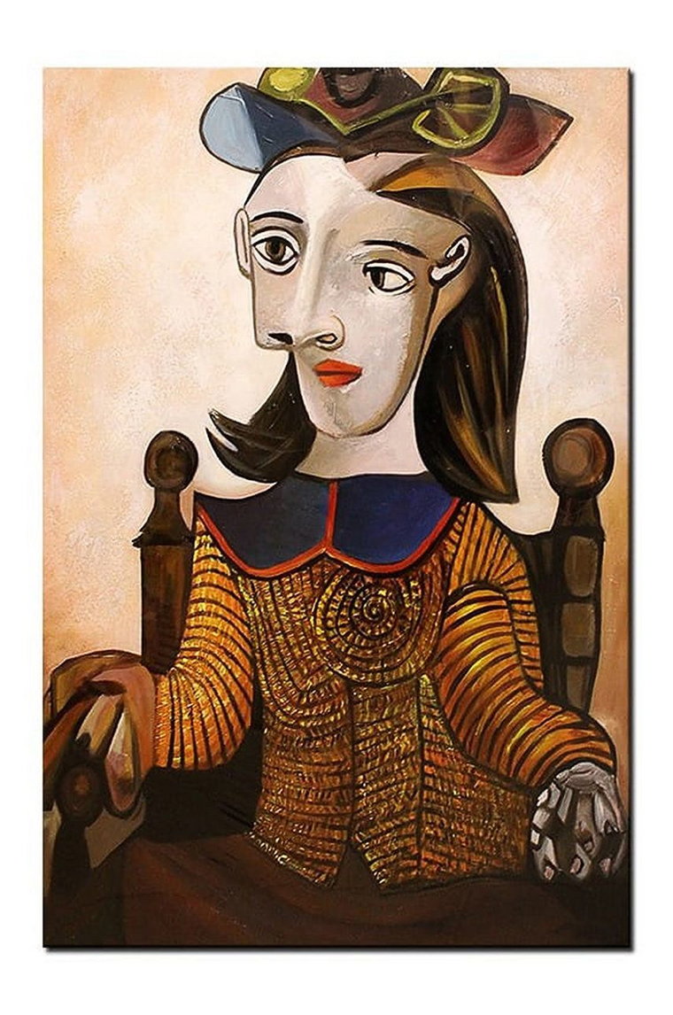 Obraz olejny Pablo Picasso  The Yellow Sweater (Dora Maar)