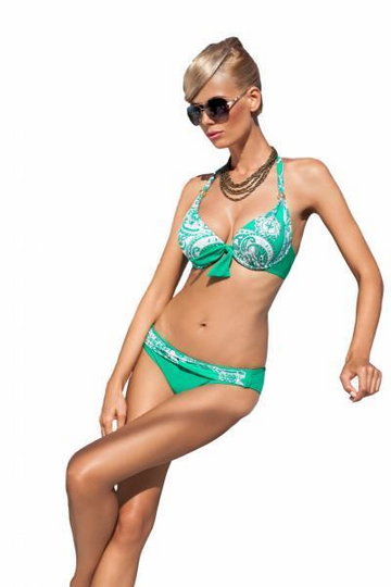 Ewlon Coco (1) Zielony kostium kąpielowy
