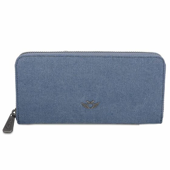 Fritzi aus Preußen Nicole Canvas Portfel 19.5 cm canvas denim