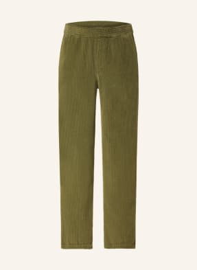 American Vintage Spodnie Sztruksowe W Dresowym Stylu gruen