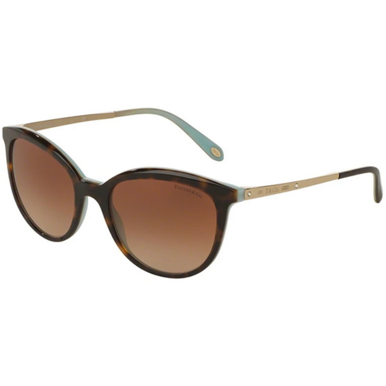 Havana Turquoise/Brown Shaded Okulary przeciwsłoneczne Tiffany