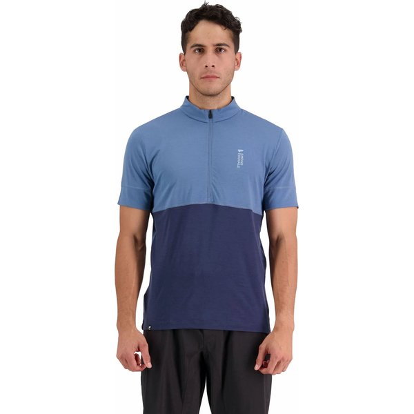 Bluza rowerowa męska Cadence Merino Air-Con Half Zip T Mons Royale